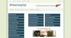 Desktop Screenshot of diyhomelivingstyle.com